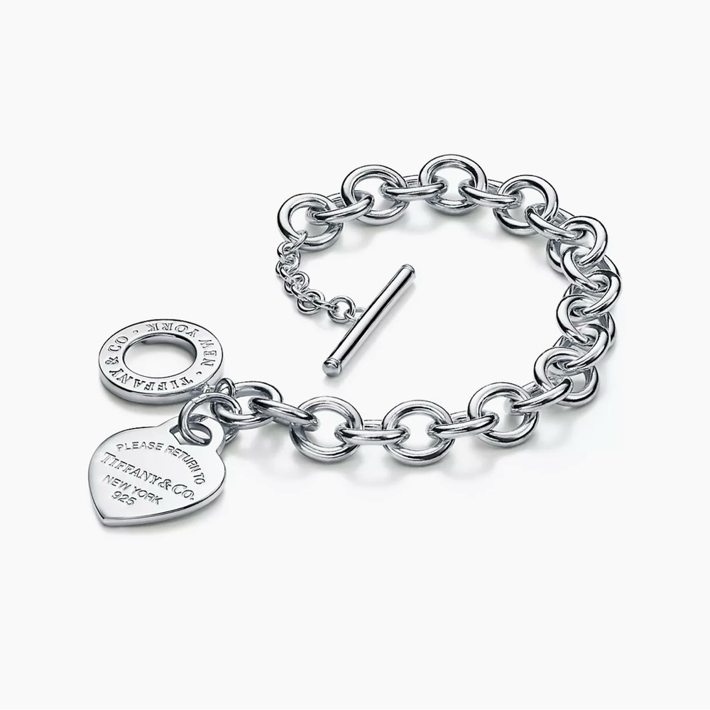 Tiffany and Co. heart toggle bracelet
